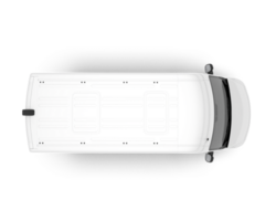 blanco camioneta en transparente antecedentes. 3d representación - ilustración png