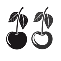 Cherry transparent background ,AI Generative png