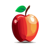 manzana transparente fondo generativo png