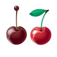 Cherry transparent background ,AI Generative png