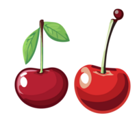 Cherry transparent background ,AI Generative png