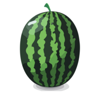 Wassermelone transparent Hintergrund, ai generativ png