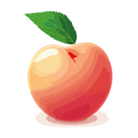 Apricot transparent background,AI Generative png