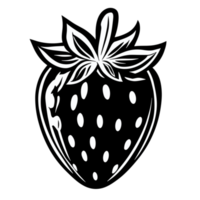 Strawberry transparent background ,AI Generative png