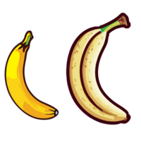 banana transparente plano de fundo,ai generativo png