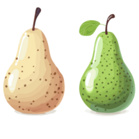 Pear transparent background,AI Generative png