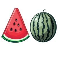 Watermelon transparent background,AI Generative png