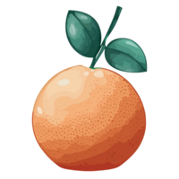 laranja fruta transparente plano de fundo,ai generativo png