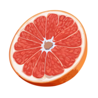 Orange fruit transparent arrière-plan, ai génératif png