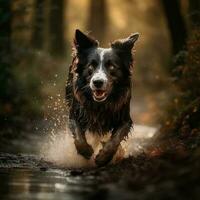 running dog photography close up photo