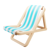 3d hacer verano playa silla png