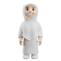 3D female character of hajj png