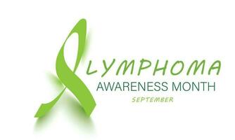 Lymphoma awareness month. background, banner, card, poster, template. Vector illustration.