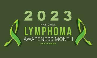 Lymphoma awareness month. background, banner, card, poster, template. Vector illustration.