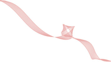 Ribbon bow celebration decoration. png