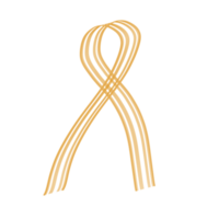 Ribbon bow celebration decoration. png