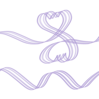 Ribbon bow celebration decoration. png