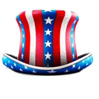 American hat uncle Sam.Hand Generative Ai png