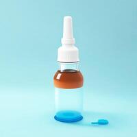 Dropper Bottle Visualization Product Design Ai photo