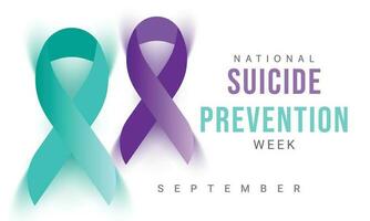 National suicide prevention week. background, banner, card, poster, template. Vector illustration.