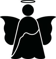 angel of peace icon. vector