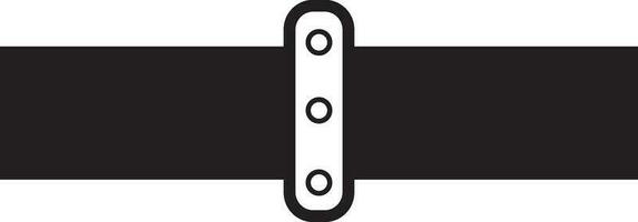Pipe in flat style. vector