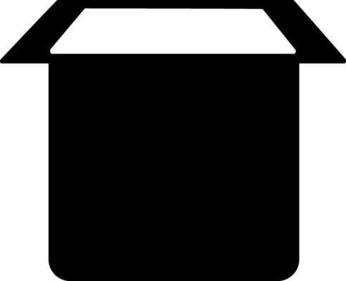Flat sytyle dustbin in Black and white color.