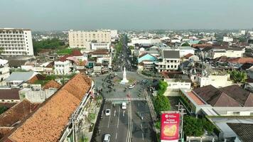 yogyakarta, Indonesia - mayo 5to 2023 - aéreo ver de tugu jogja o yogyakarta Monumento, Indonesia video