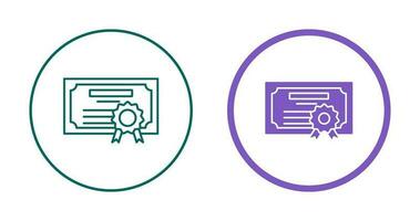 Diploma Vector Icon