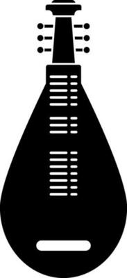 Icon of shanisen and biwa for music instrument.