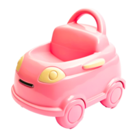 rose jouet voiture pour des gamins génératif ai png