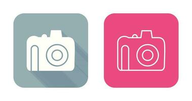 Unique DSLR Camera Vector Icon