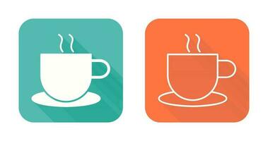 Unique Hot Coffee Vector Icon