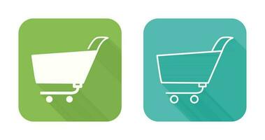 Unique Shopping Cart Vector Icon