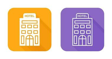 icono de vector de hotel