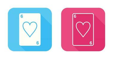 Hearts Card Vector Icon