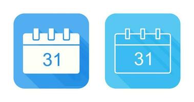 Unique Calendar Vector Icon