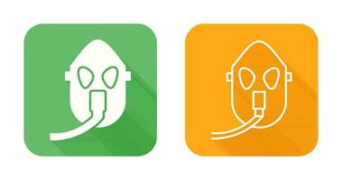 Unique Oxygen Mask Vector Icon