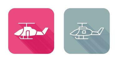 Military Helicopter Vector Icon