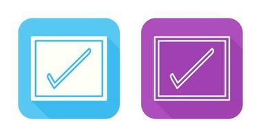 Checkbox Vector Icon