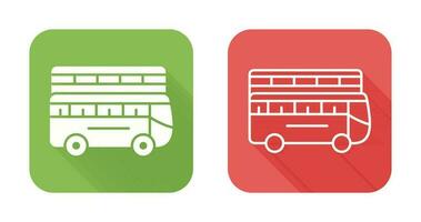 Double Bus Vector Icon