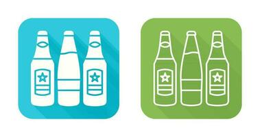 Beer Bottles Vector Icon