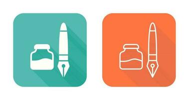 Ink and Pen Vector Icon