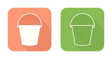 Water Bucket Vector Icon