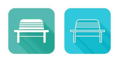 Garden Bench Vector Icon