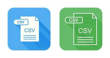 CSV Vector Icon