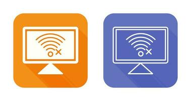 Disconnected Network Vector Icon