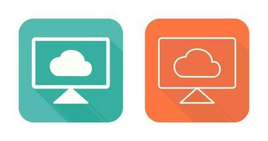 Cloud System Vector Icon