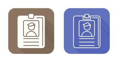 Id Card Vector Icon