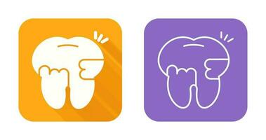 Toothache And Plaque Vector Icon